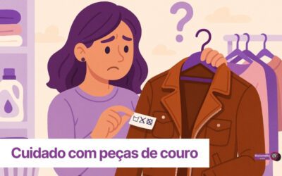 O que considerar antes de lavar casacos de couro e peças delicadas